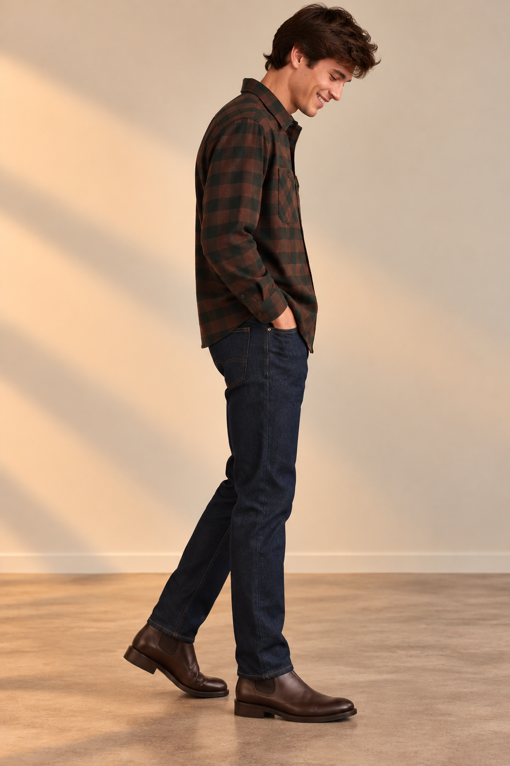 French Roast Plaid Sierra Flannel