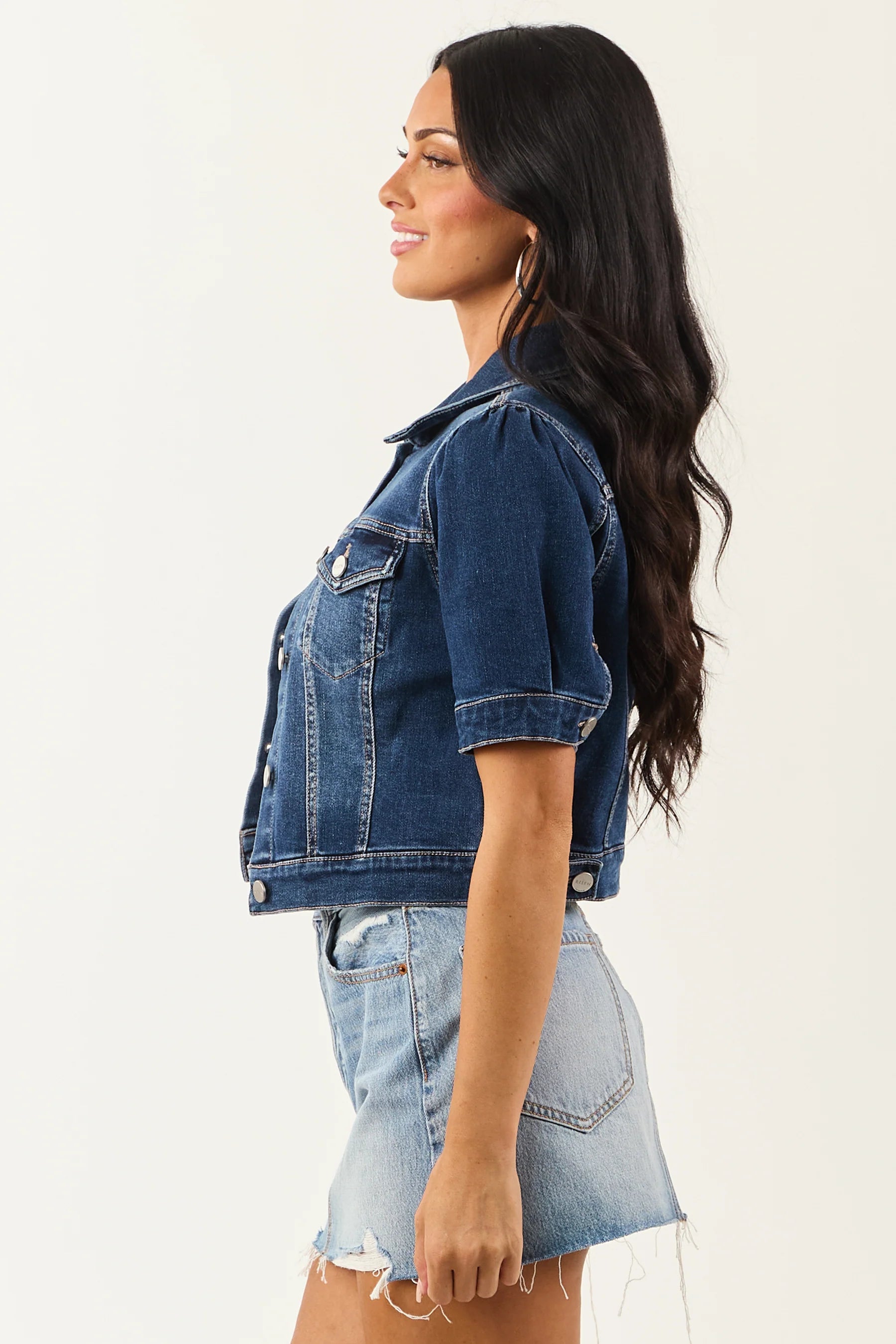 Dark Delaney Crop Jackets