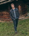 Navy Corbet Quilted Overshirt