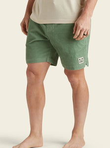 Lichen Green Pressure Drop Cord Shorts