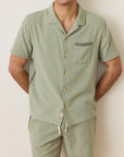 Shadow Embroidered Resort Shirt