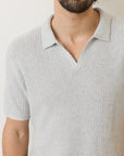 Oatmeal Grey Conrad Sweater Polo