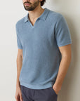 Washed Indigo Conrad Sweater Polo