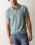 Topaz Stripe Liam Sweater Polo