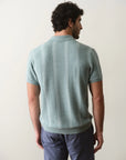 Topaz Stripe Liam Sweater Polo