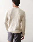 Natural Slub Crew Sweater