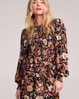 Multi Hazel Long Sleeve Blouse