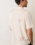 Natural Embroidered Resort Shirt