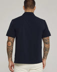 Navy Vance Camp Shirt