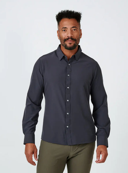 Charcoal Liberty Button Up Top