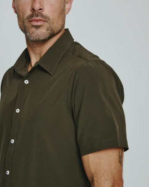 Olive Siena Button Up