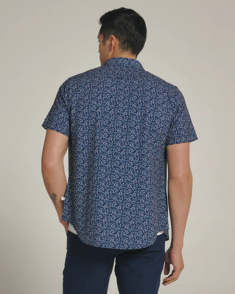 Navy Eliseo Button Up
