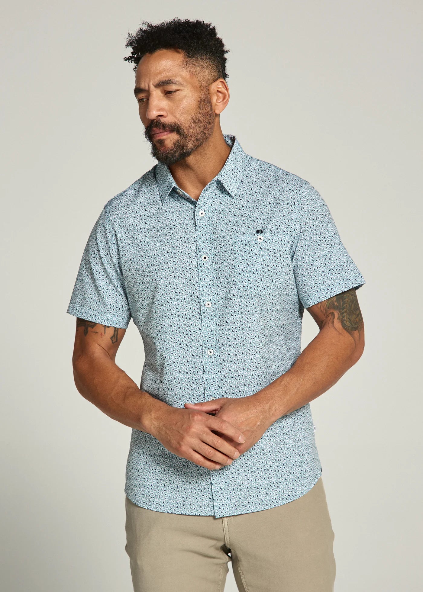 Seafoam Leandro Short Sleeve Shirt