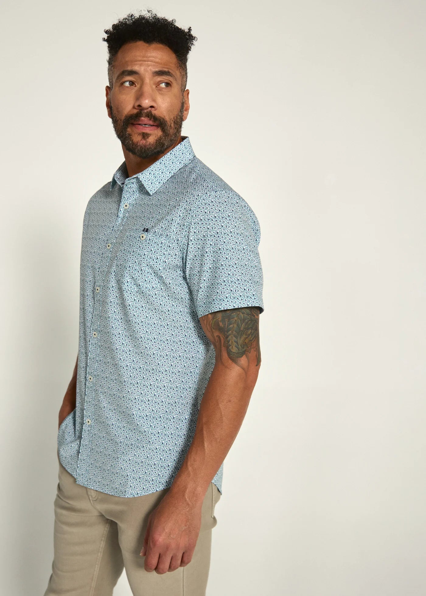 Seafoam Leandro Short Sleeve Shirt