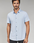 Light Blue Azores Short Sleeve Shirt