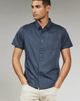 Navy Brenner Short Sleeve Shirt