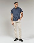 Navy Brenner Short Sleeve Shirt