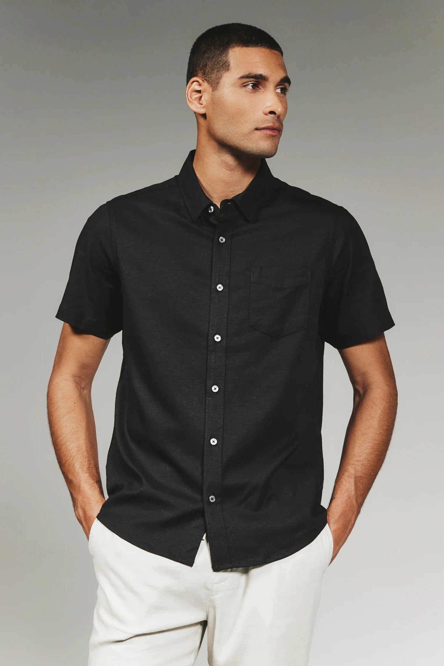 Black Bradhurst Short Sleeve Shirt