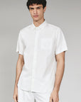 White Bradhurst Short Sleeve Shirt