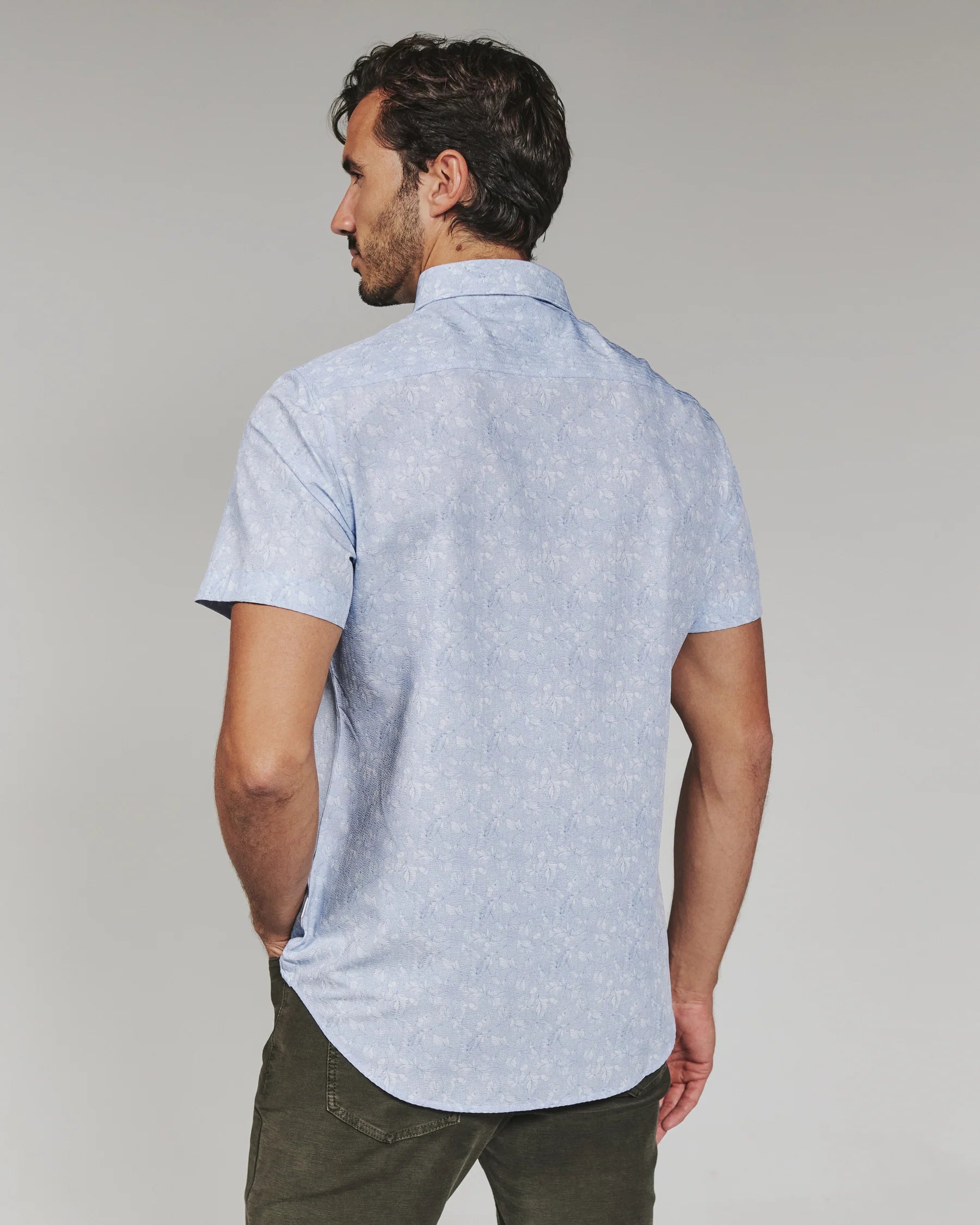 Light Blue Hollis Short Sleeve Shirt