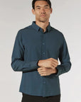 Navy Paseo Button Up