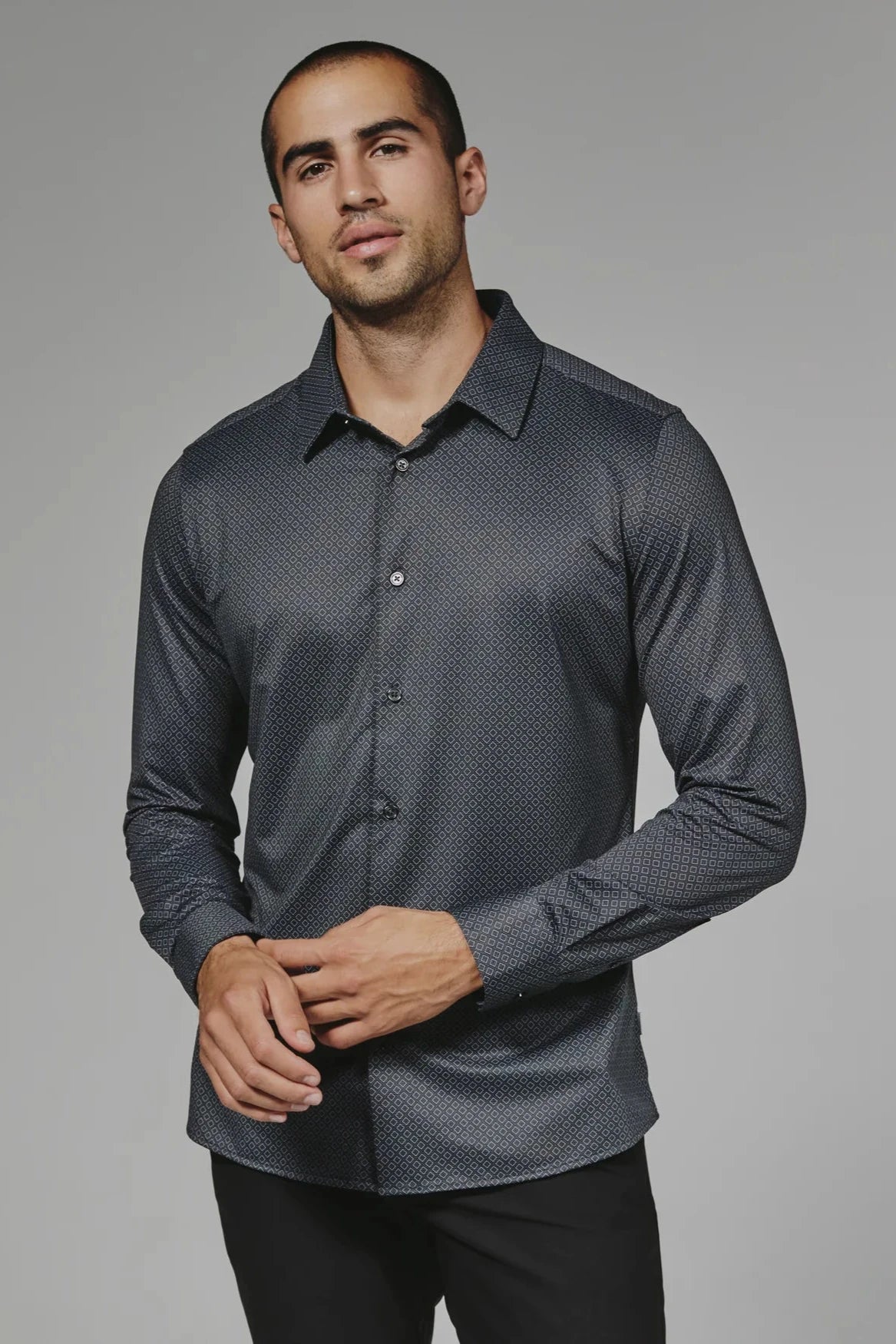 Black Wilhem Long Sleeve Shirt