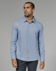 Dusty Blue Wilhem Long Sleeve Shirt