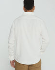 White Oasis Linen Long Sleeve Shirt