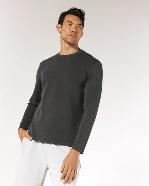 Anthracite Rev Longsleeve Modal Shirt