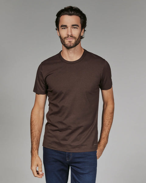 Coffee Modal Crew Neck Tee