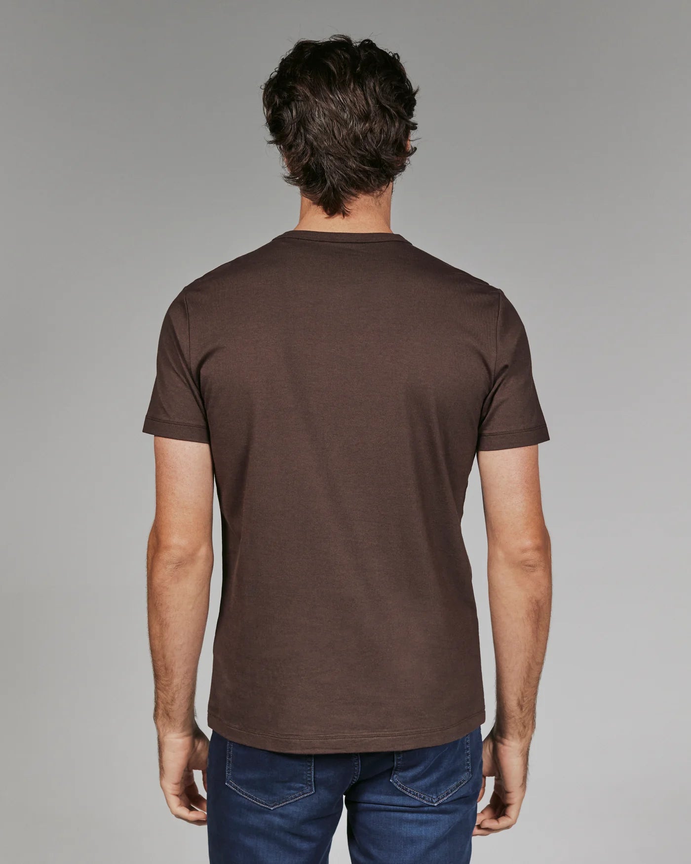 Coffee Modal Crew Neck Tee