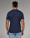 Navy Modal Crew Neck Tee