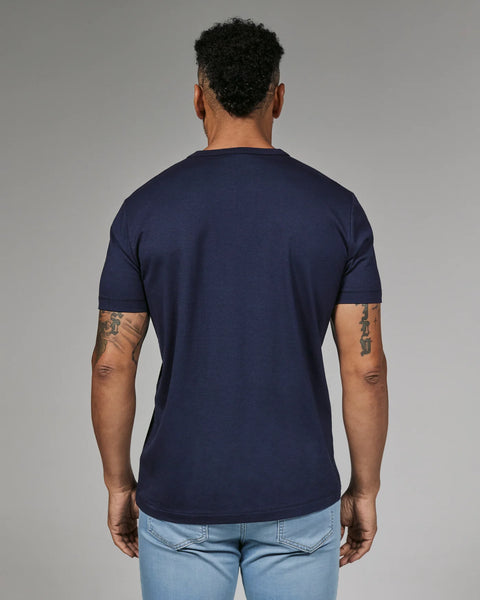 Navy Modal Crew Neck Tee