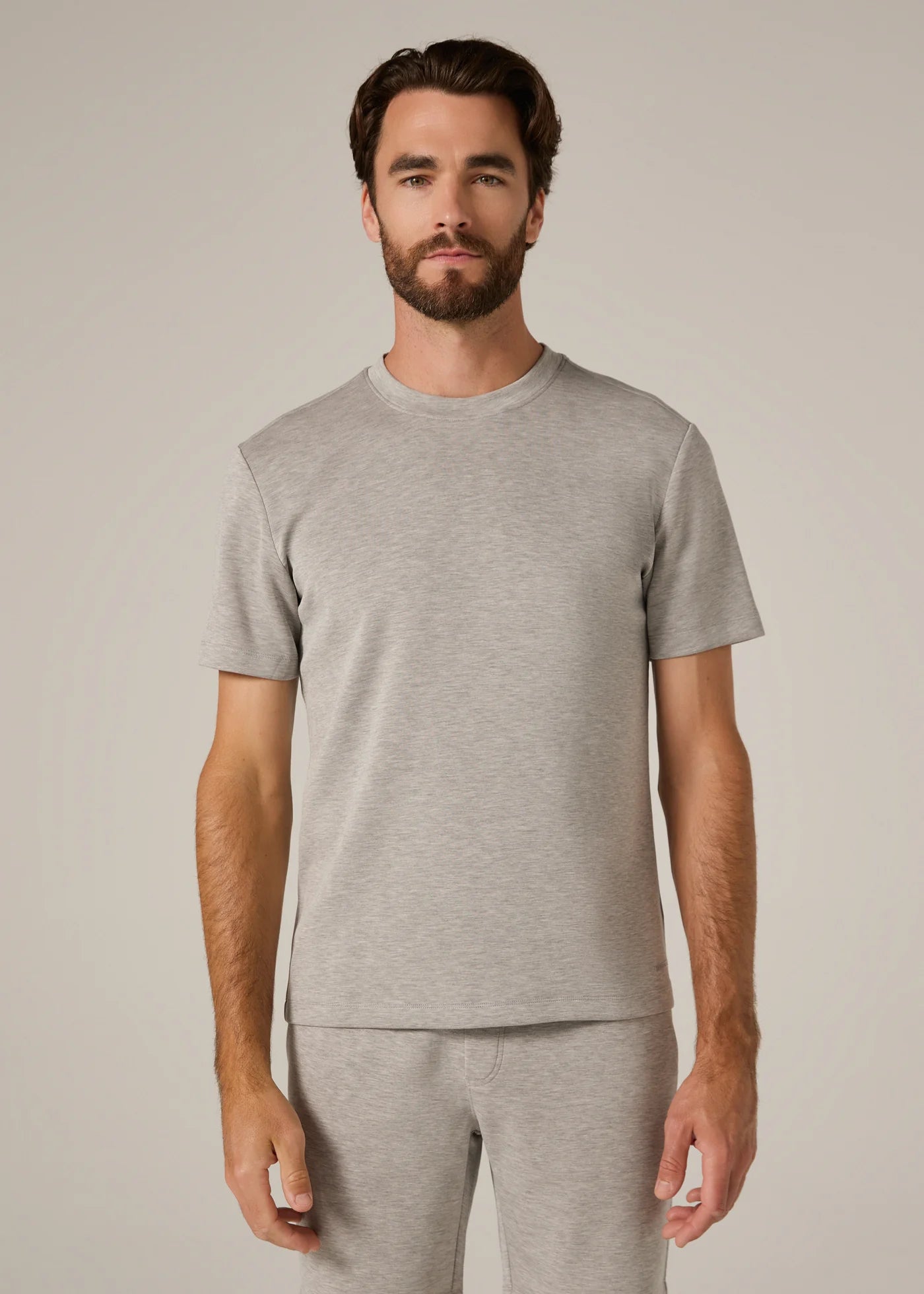 Heather Grey Rev Short Sleeve Tee