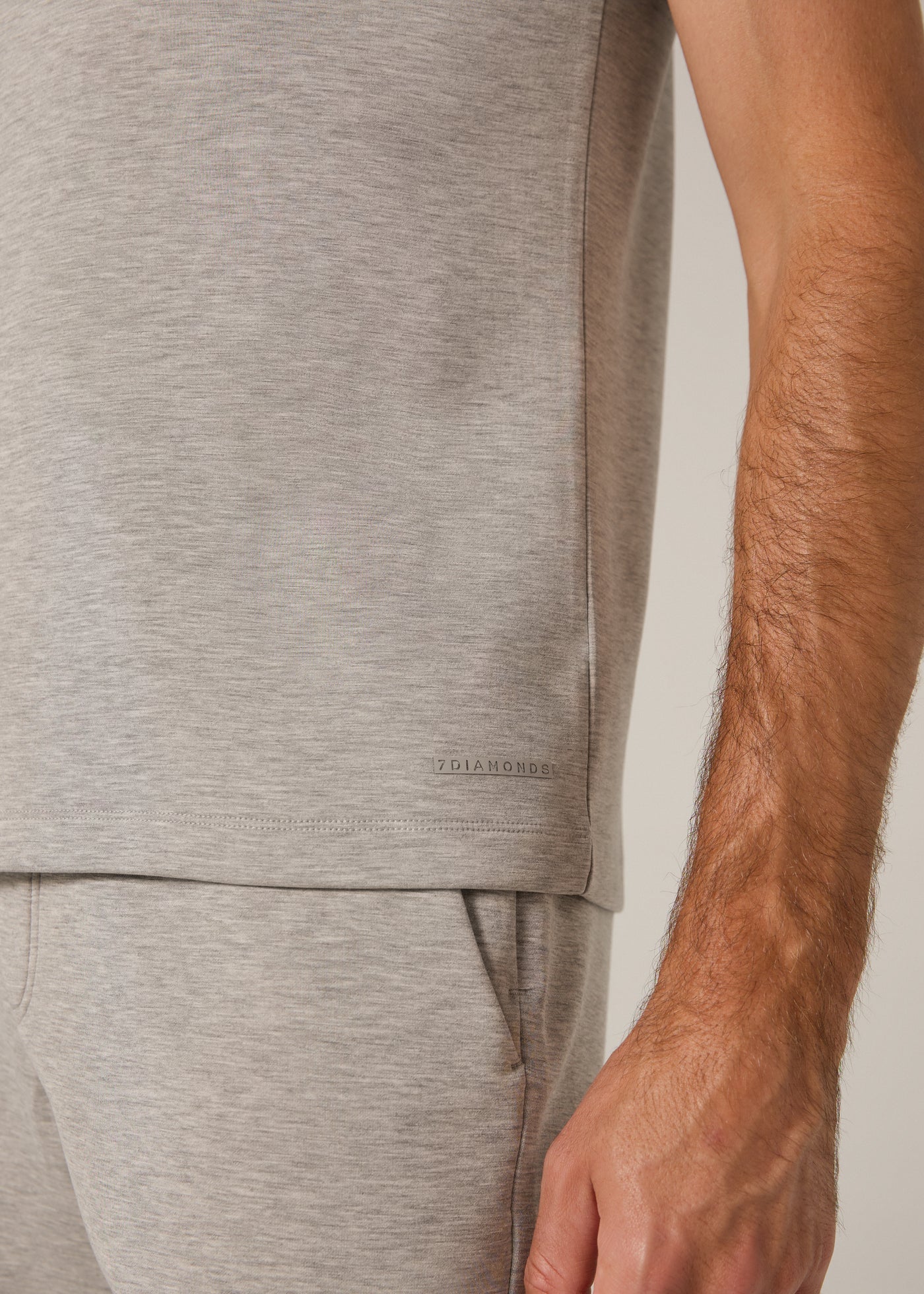 Heather Grey Rev Short Sleeve Tee
