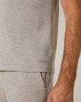 Heather Grey Rev Short Sleeve Tee