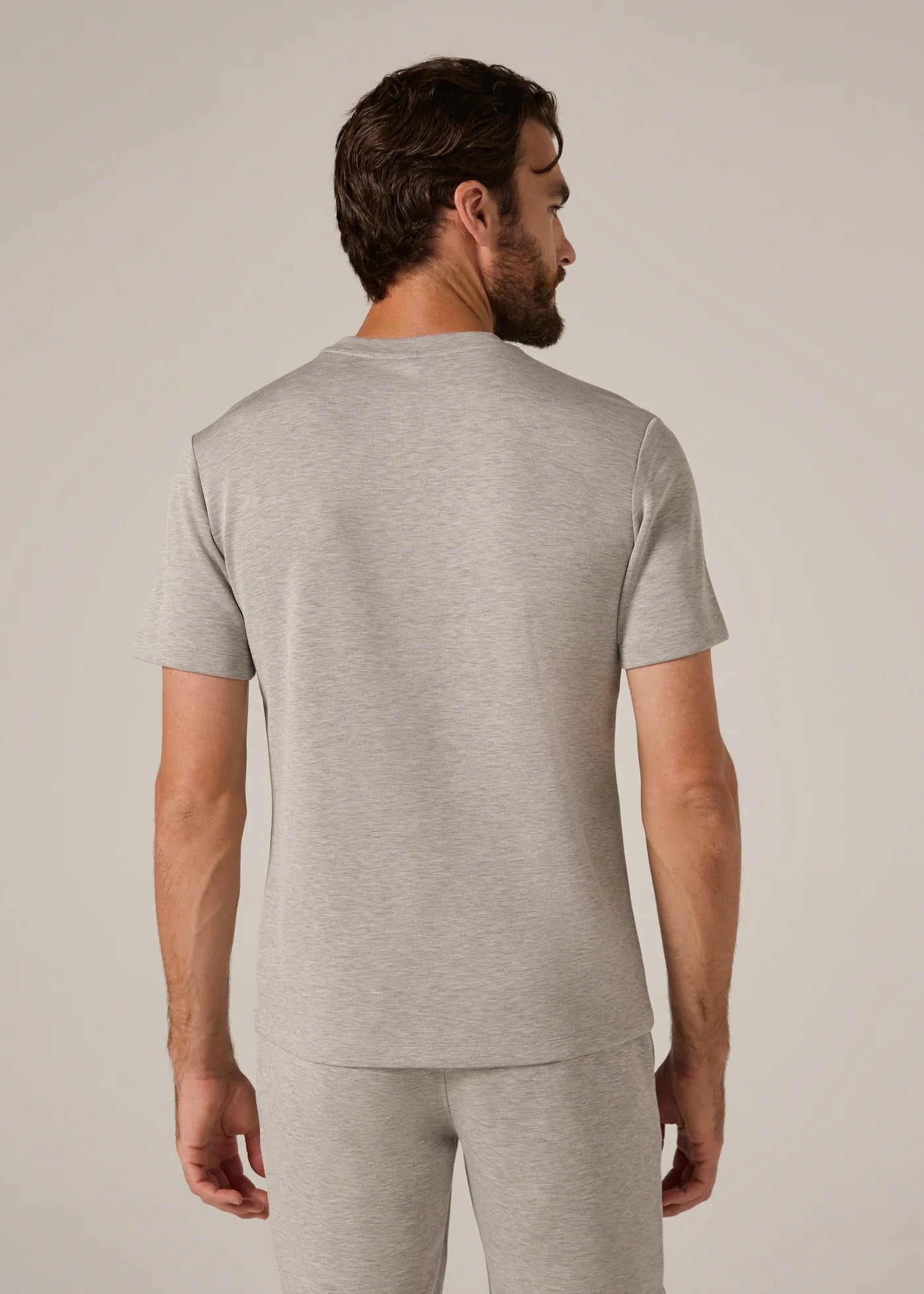 Heather Grey Rev Short Sleeve Tee