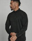 Black Rev Quarter-Zip