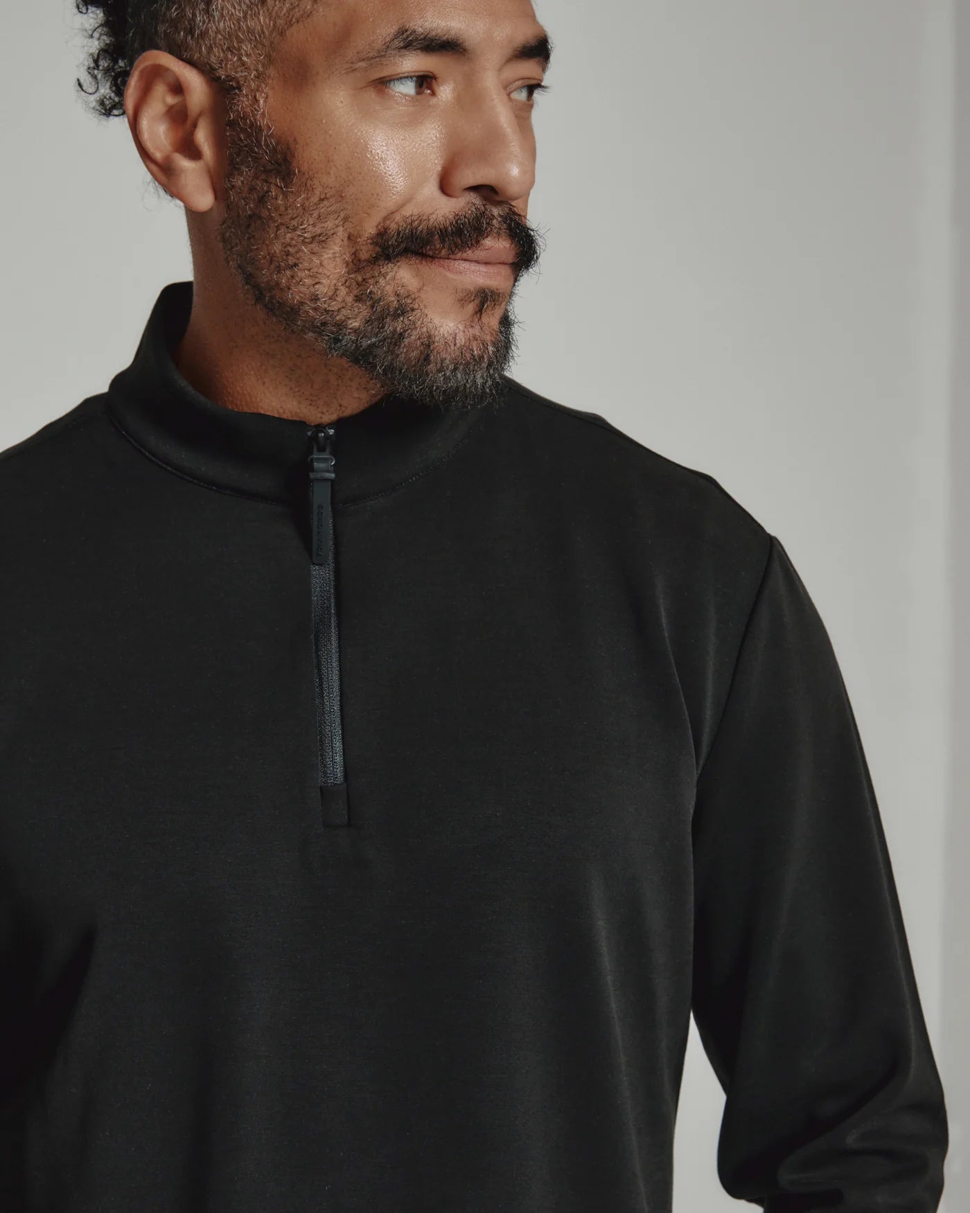 Black Rev Quarter-Zip