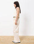 Creme Stripe Pia Trouser