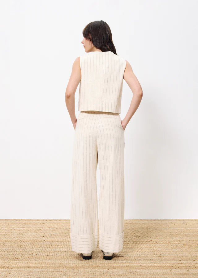 Creme Stripe Pia Trouser