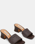Brown Raffia Frolic Heel