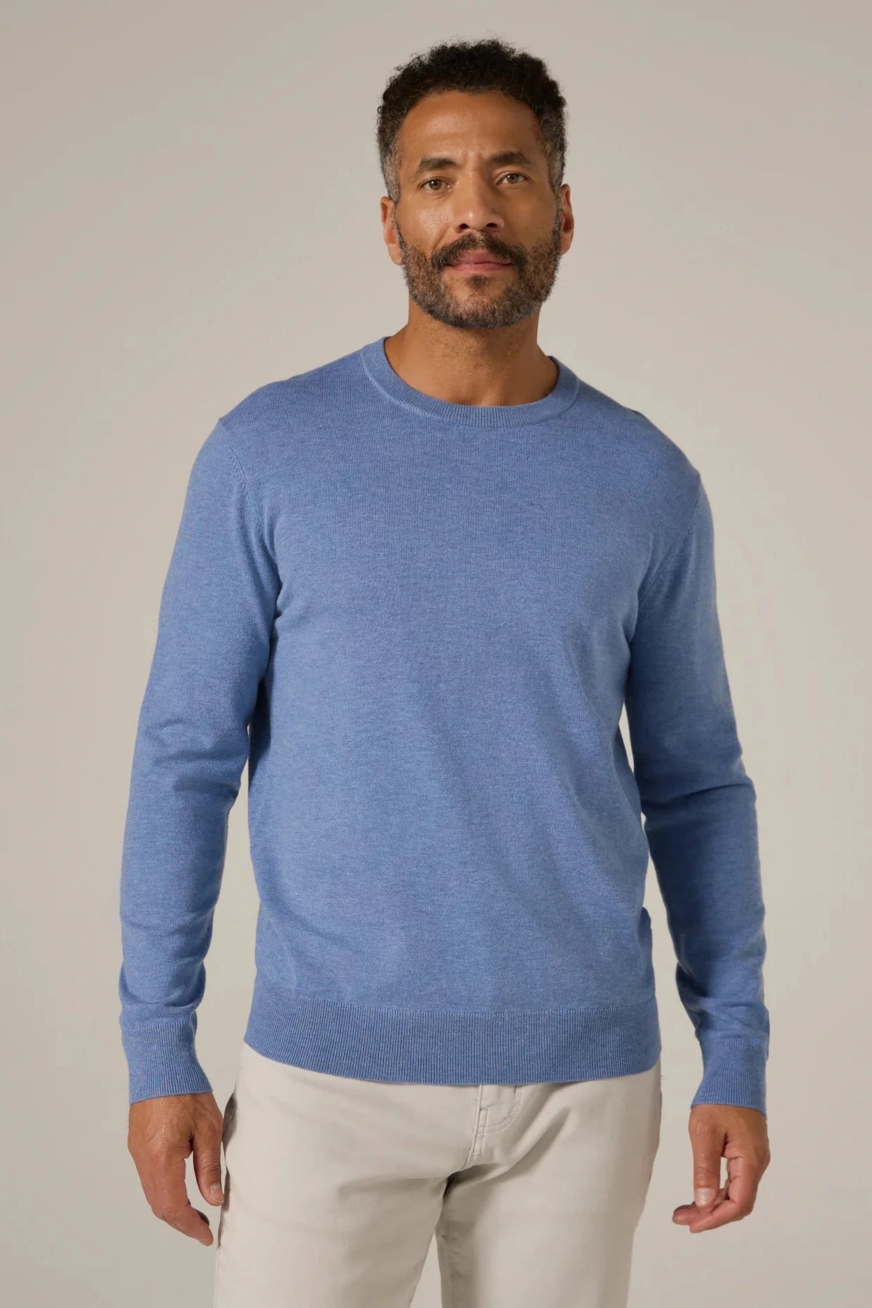 Blue Alcott Crewneck Sweater - SWM-8767