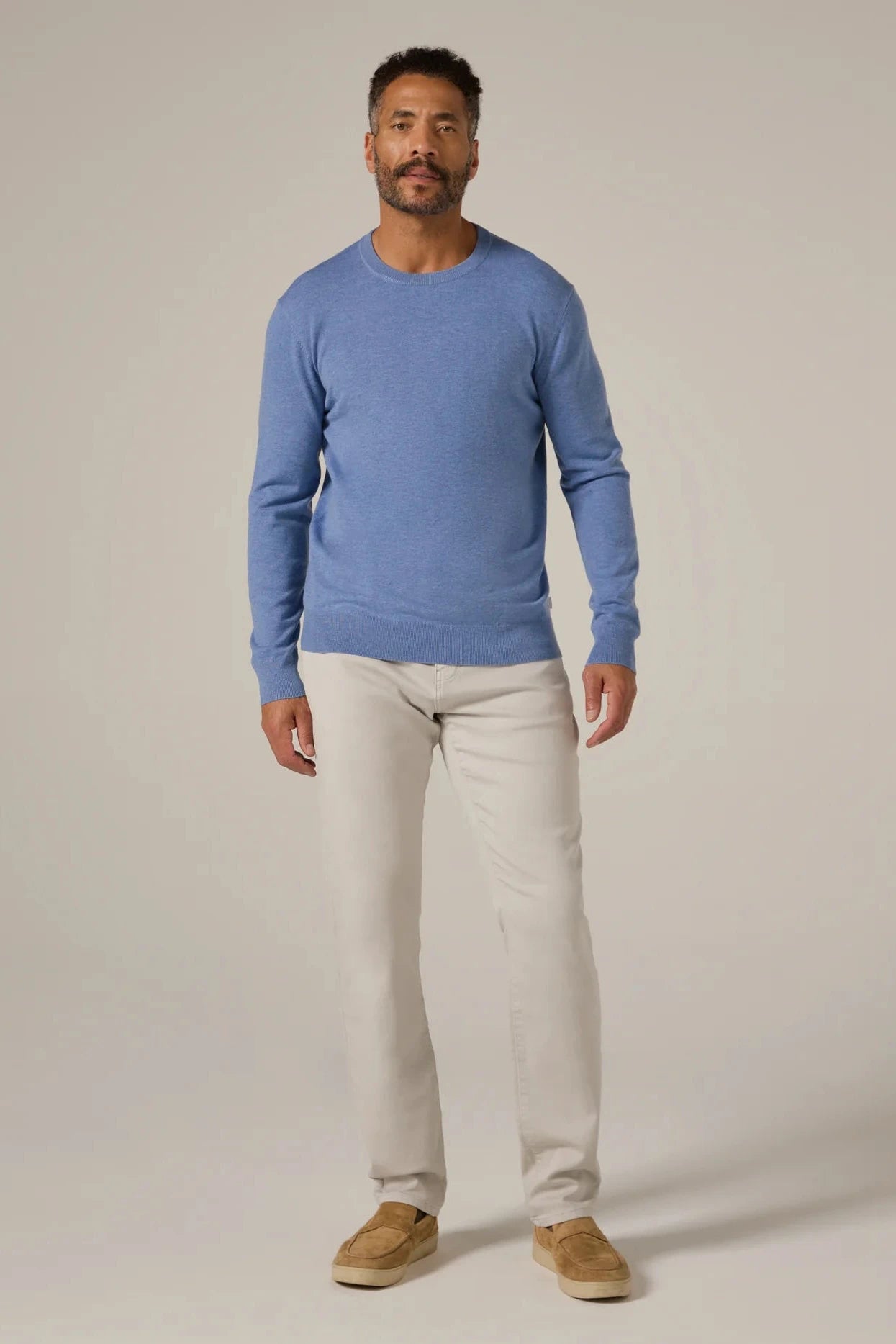 Blue Alcott Crewneck Sweater - SWM-8767