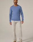 Blue Alcott Crewneck Sweater - SWM-8767