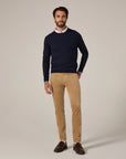 Navy Alcott Crewneck Sweater