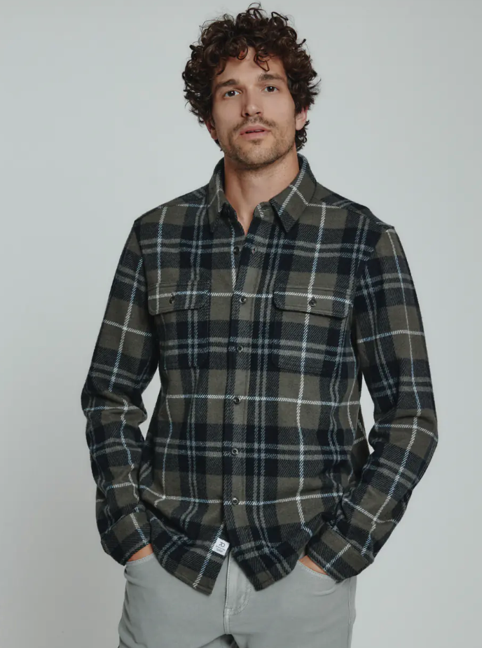 Olive Stretch Shirt