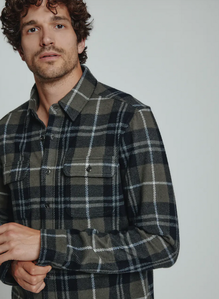 Olive Stretch Shirt