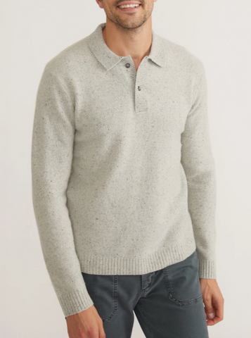 Natural Neps Henry Sweater Polo
