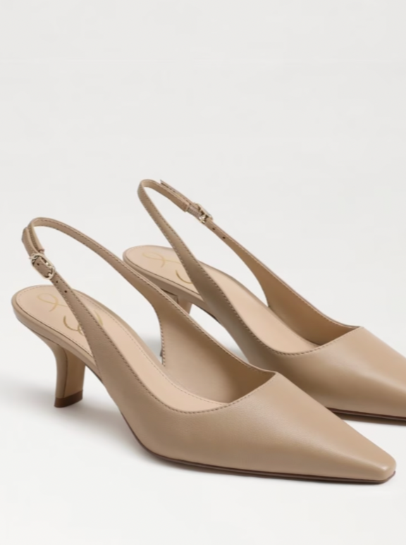 Sam Edelman Soft Beige Bianka Sling Heel